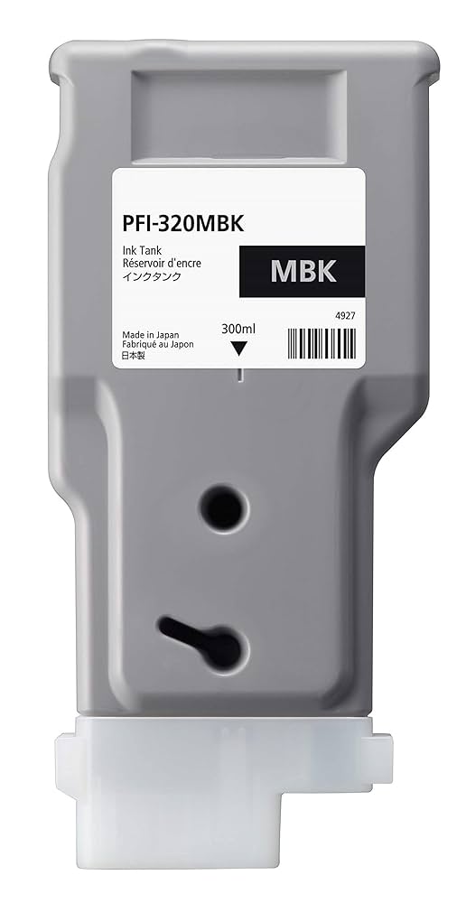Amazon.com: Canon PFI-320MBK Matte Black 300ml Ink Tank for